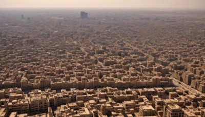 monochrome,outdoors,sky,no humans,from above,building,scenery,city,horizon,cityscape,landscape,rooftop,cloud,water,ocean,skyscraper