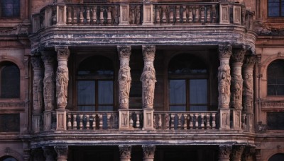 outdoors,sky,indoors,no humans,window,night,building,scenery,stairs,door,railing,architecture,bridge,pillar,church,arch,column,water,reflection