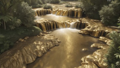 outdoors,day,water,tree,no humans,leaf,sunlight,grass,plant,nature,scenery,forest,rock,bush,river,waterfall