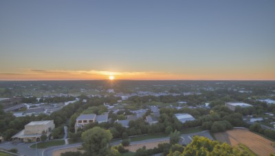 outdoors,sky,cloud,water,tree,no humans,window,ocean,sunlight,building,nature,scenery,forest,sunset,mountain,city,sun,horizon,road,cityscape,house,river,landscape,sunrise,town