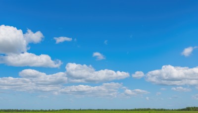 outdoors,sky,day,cloud,tree,blue sky,no humans,bird,cloudy sky,grass,nature,scenery,field,hill