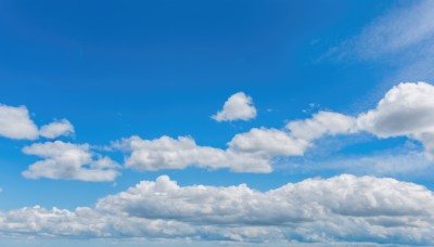 monochrome,outdoors,sky,day,cloud,blue sky,no humans,cloudy sky,scenery,blue theme,sunlight,above clouds