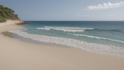 outdoors,sky,day,cloud,water,tree,blue sky,no humans,shadow,ocean,beach,nature,scenery,sand,horizon,waves,shore,night