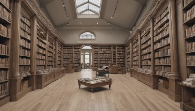 day,indoors,cup,book,no humans,window,chair,table,sunlight,scenery,teacup,wooden floor,bookshelf,shelf,book stack,library,ladder,desk,lamp