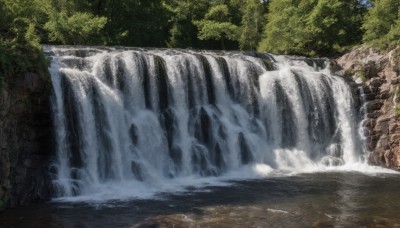 outdoors,day,signature,water,tree,no humans,nature,scenery,forest,river,waterfall,rock,landscape,stream