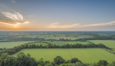 outdoors,sky,day,cloud,water,tree,blue sky,no humans,ocean,grass,nature,scenery,forest,sunset,mountain,sun,horizon,road,landscape,hill,sunlight,cloudy sky,plant,bush,green theme,river,shore